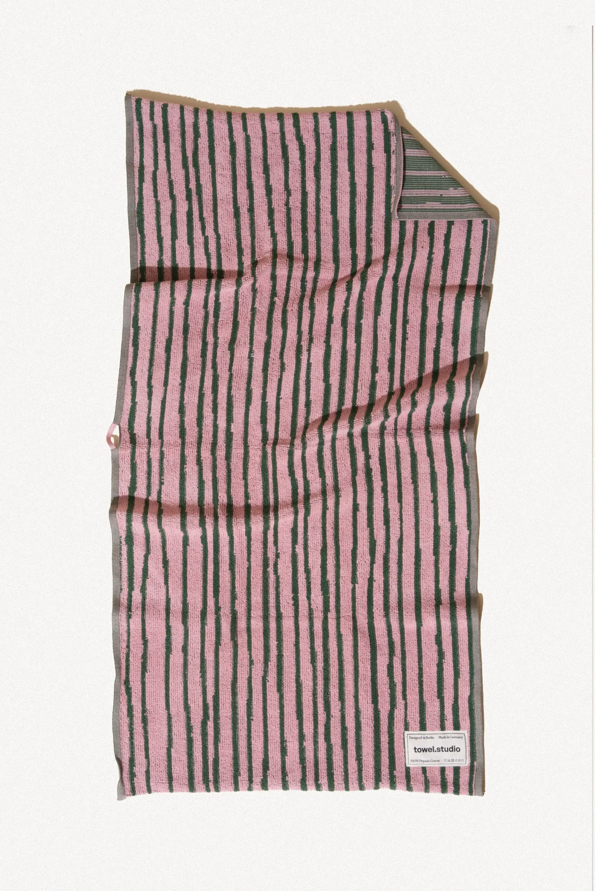 Stripe Gym Towel | Pink & Green