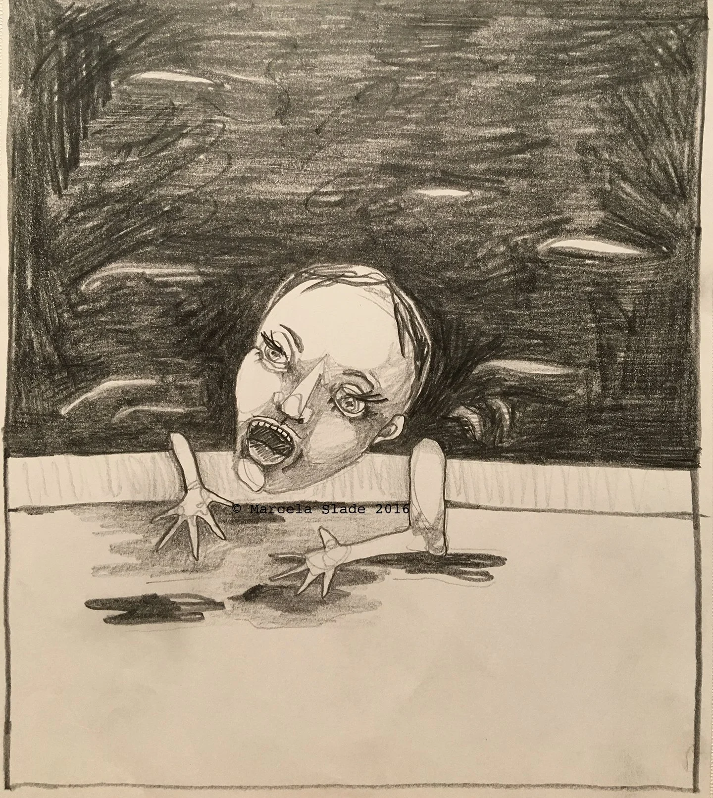 …por el bordecito.