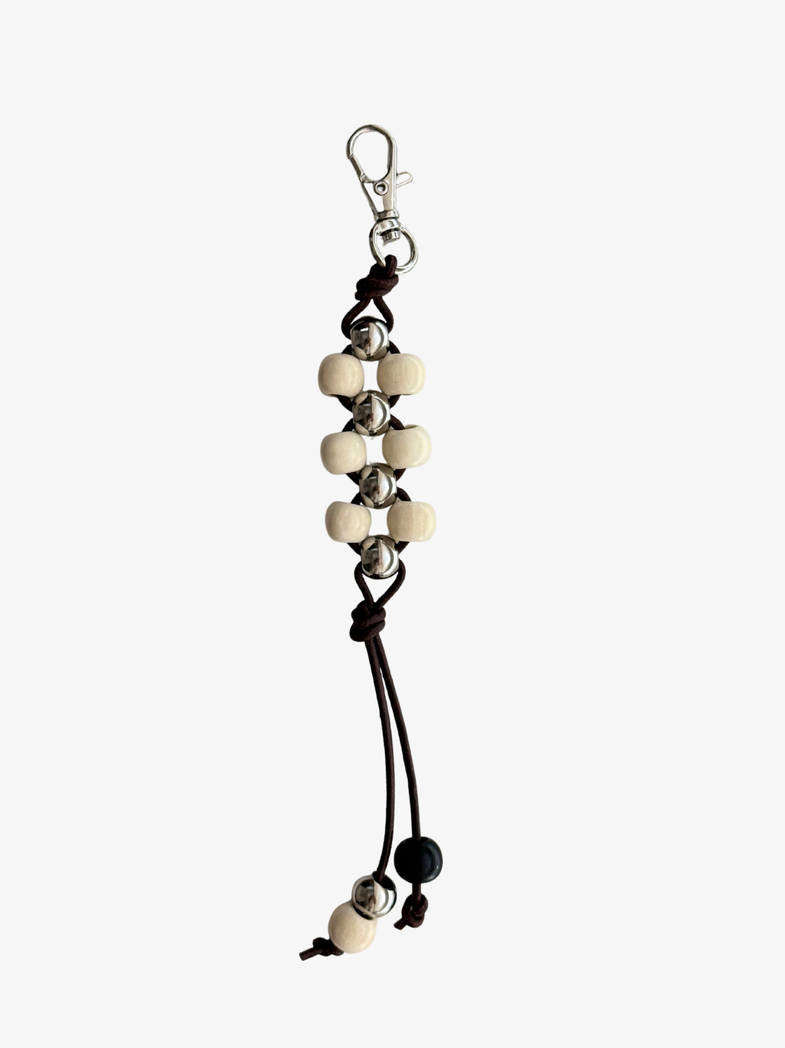 the ego knot bag charm | brown