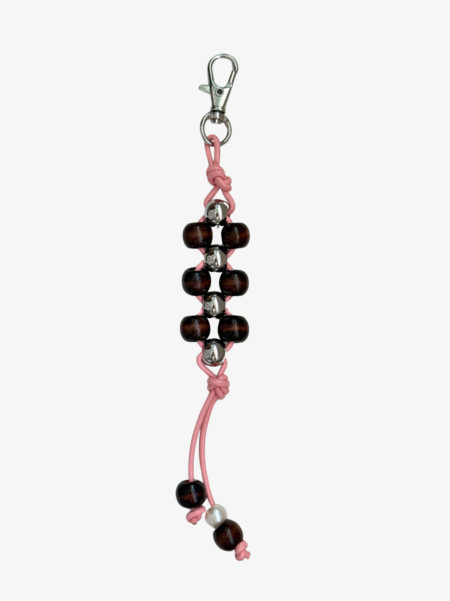 the ego knot bag charm | pink