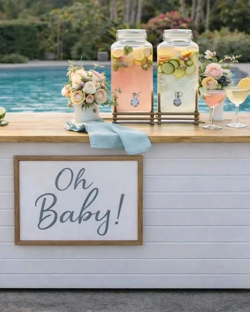 Baby Shower Drink Station