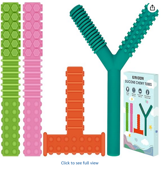 Oral motor teething sticks