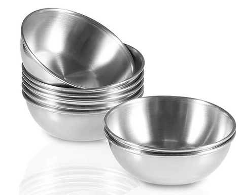 Small stainless steel bowl
