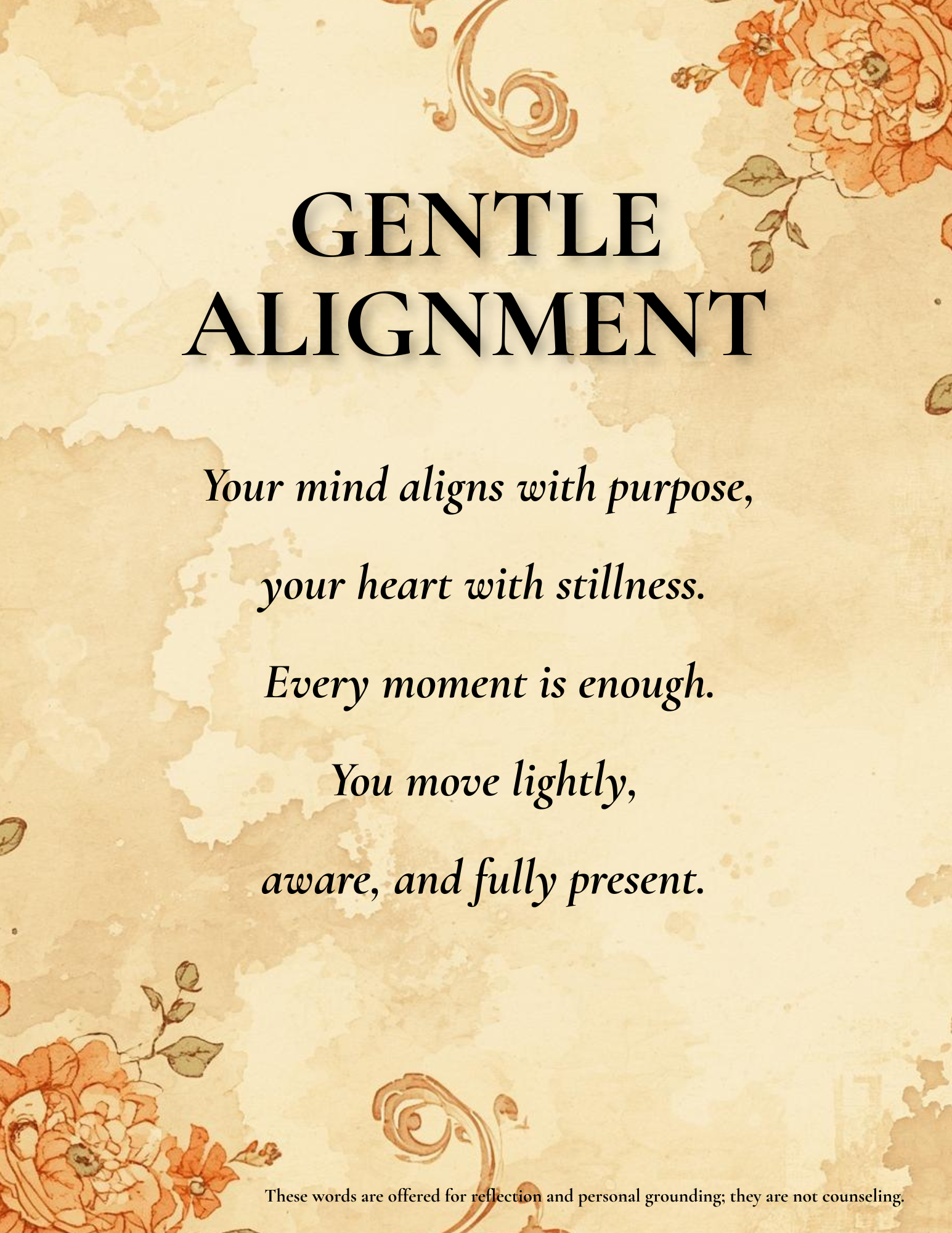 GENTLE ALIGNMENT