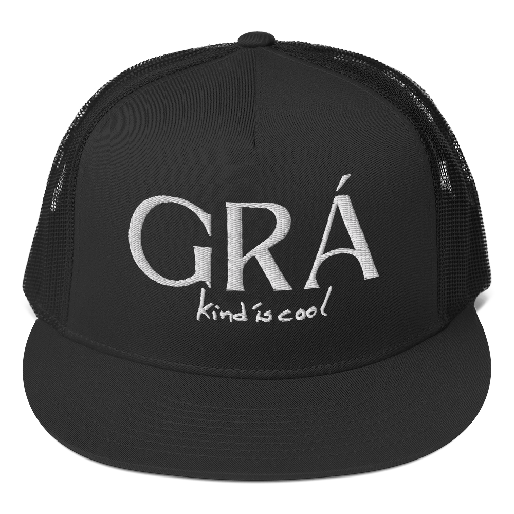"The Gehrig" GRÁ Big Dome Trucker Hat