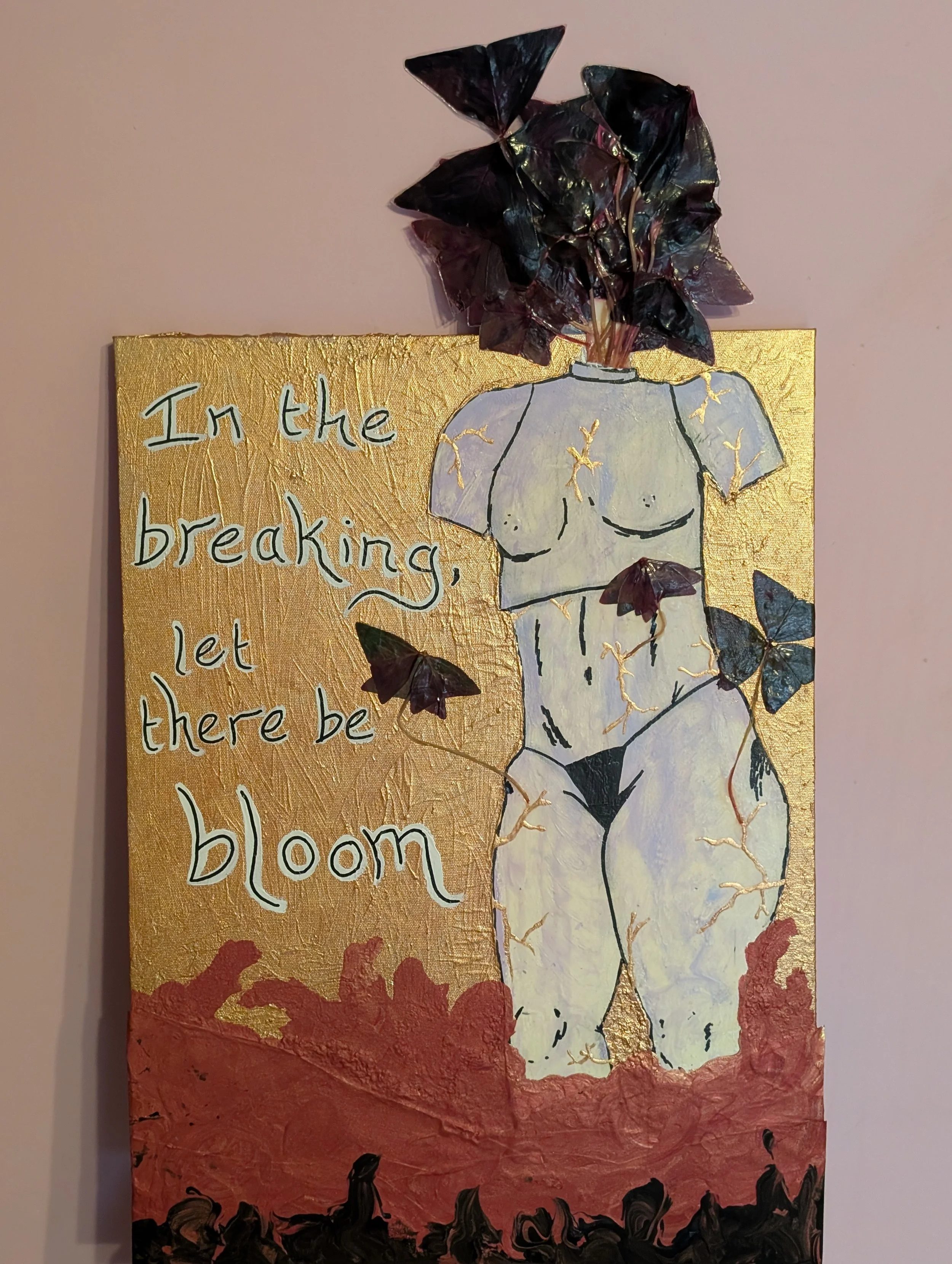 'Broken but blooming' Custom