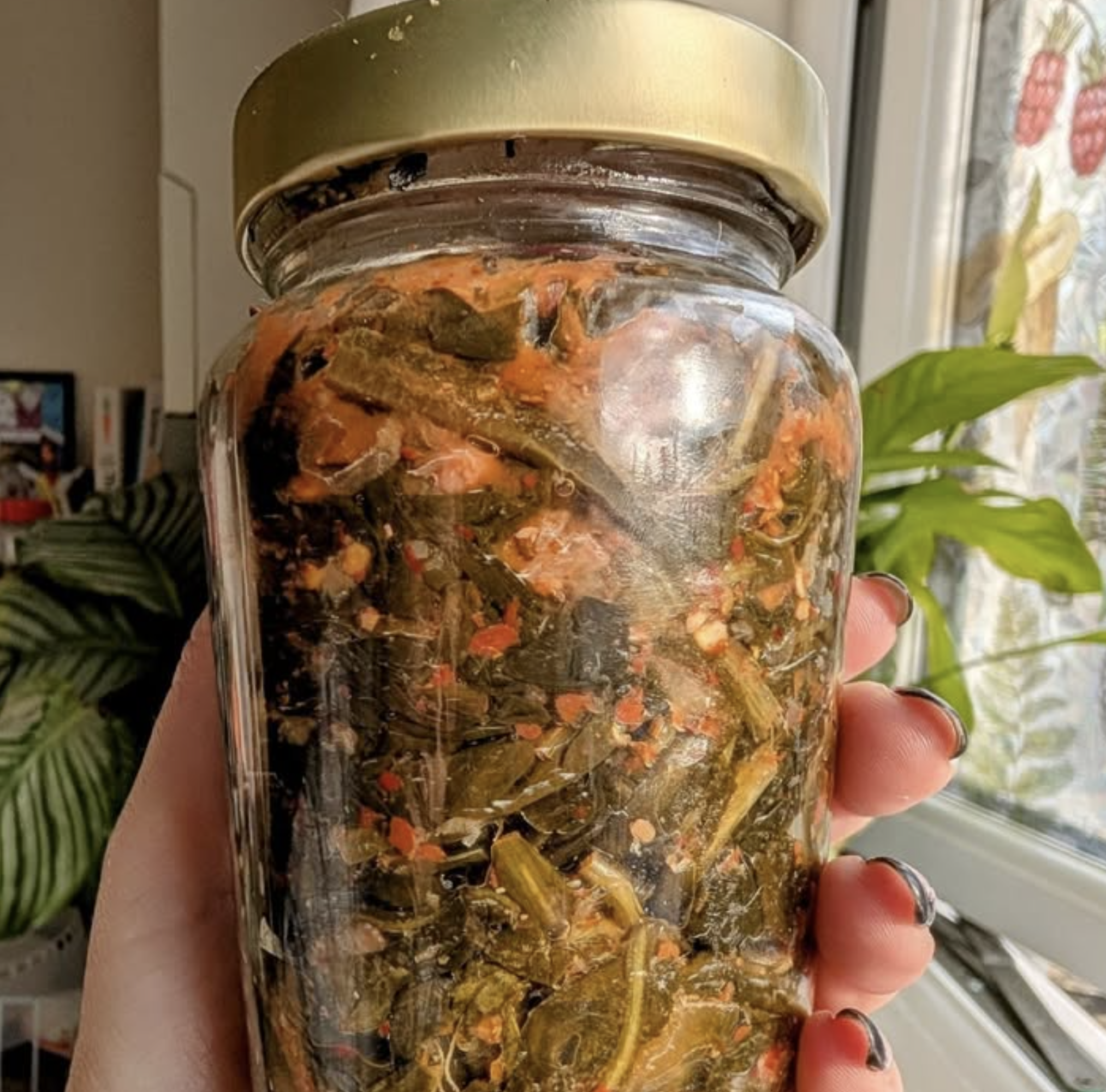 Social media post for The Crafty Pickle Co. discussing the importance of experimentation when creating fermented foods