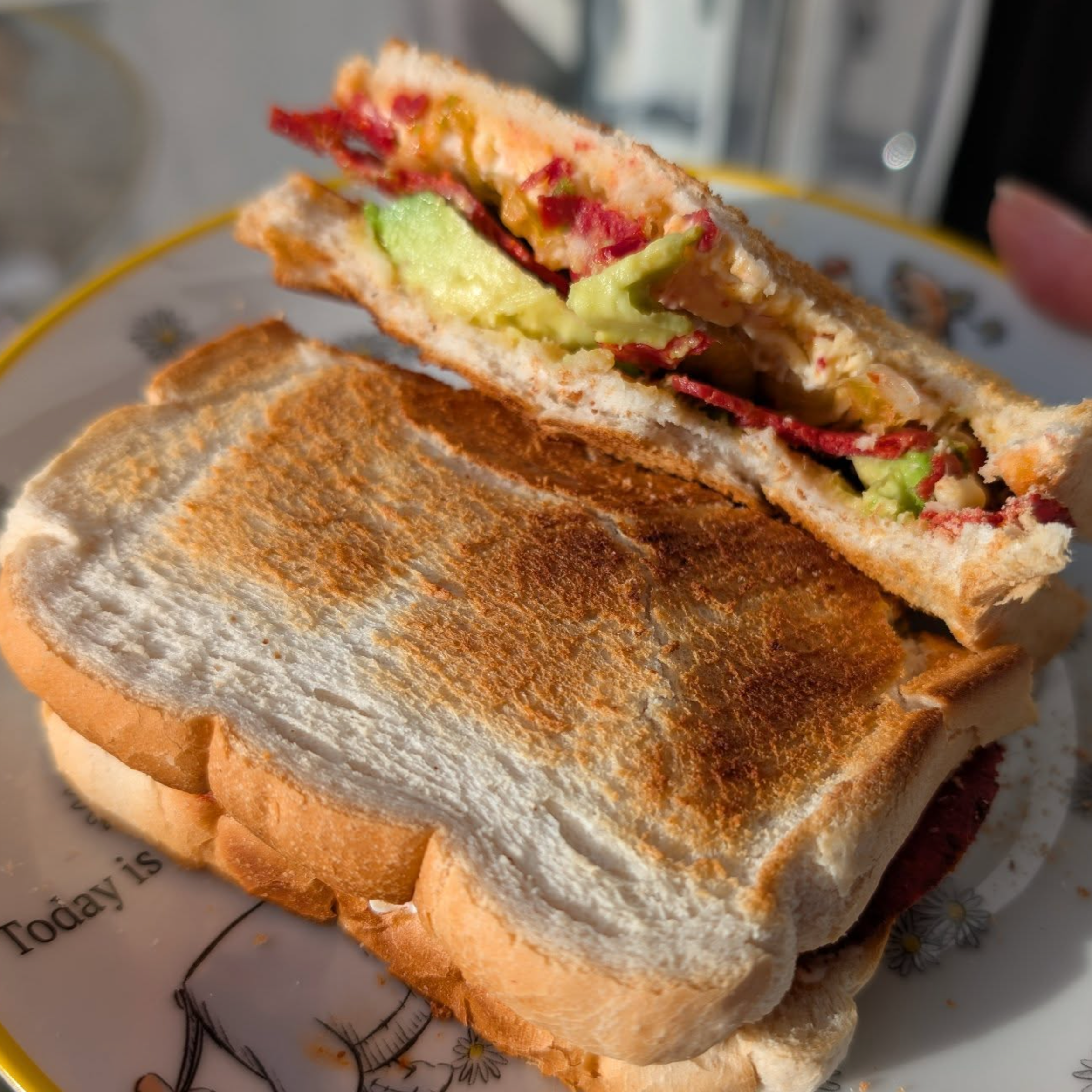 Social media post for The Crafty Pickle Co. featuring their Radical Red Kraut