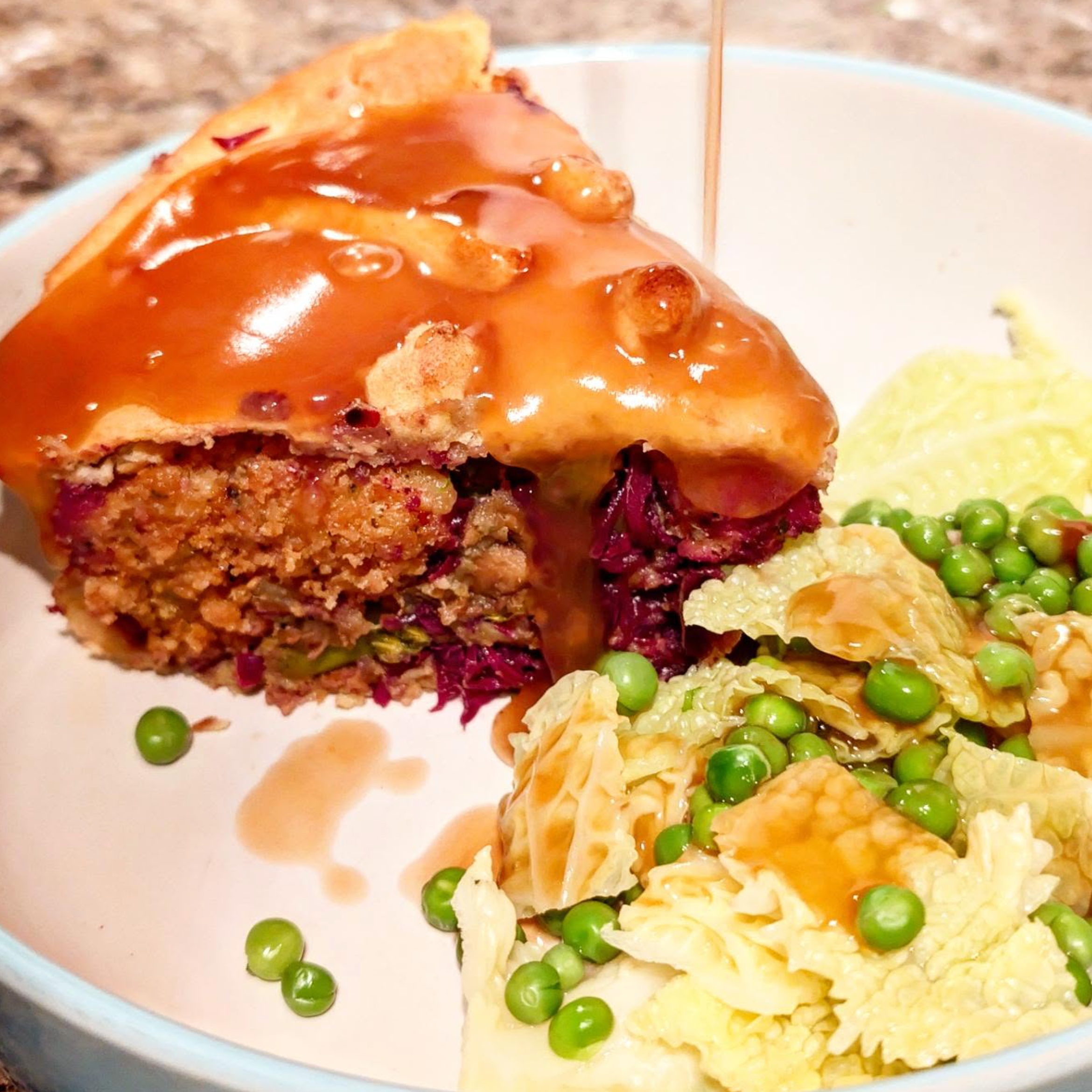 Social media post for The Crafty Pickle Co. featuring their Radical Red Kraut