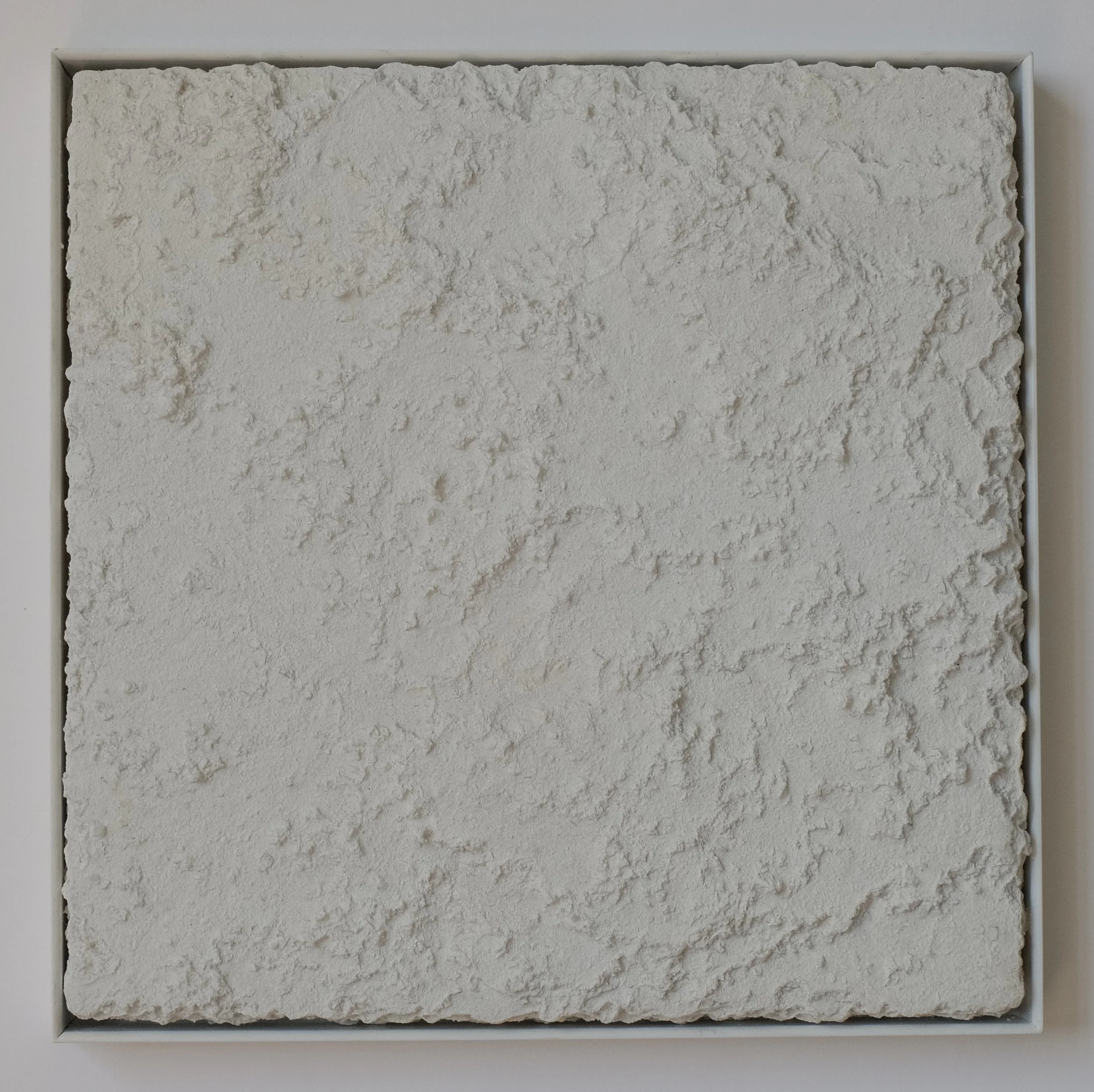 九つ / 白 (Kokonotsu/Haku), 2019-2020. 12.75 × 12.75 × 1.75 inches.