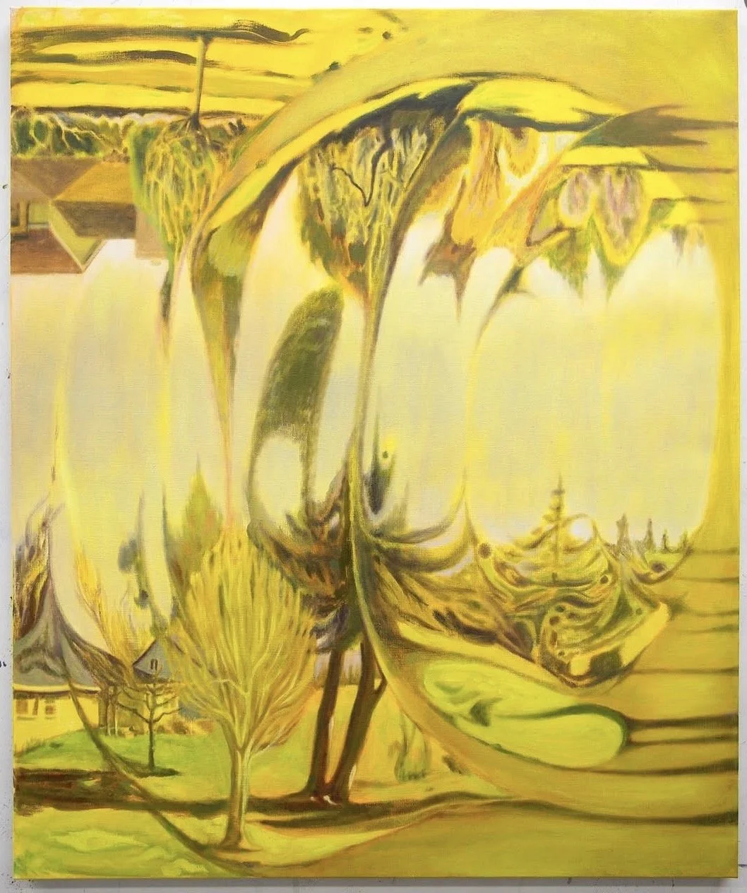 McLeod Road, 2024. Oil on linen, 48 x 40 inches