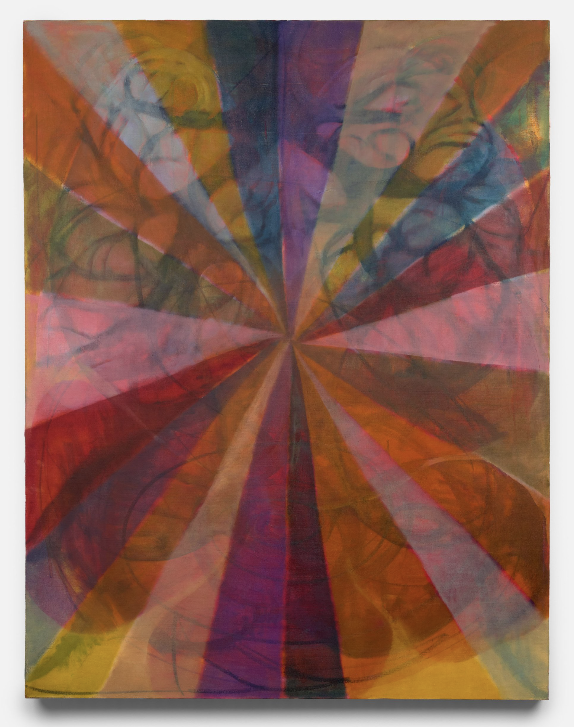Unclouded, 2025. Oil on linen. 62 x 48 inches.