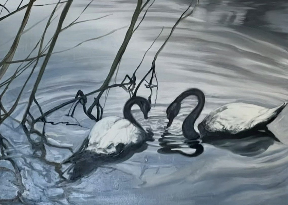 Untitled, 2026. Oil on linen, 18 x 28 inches