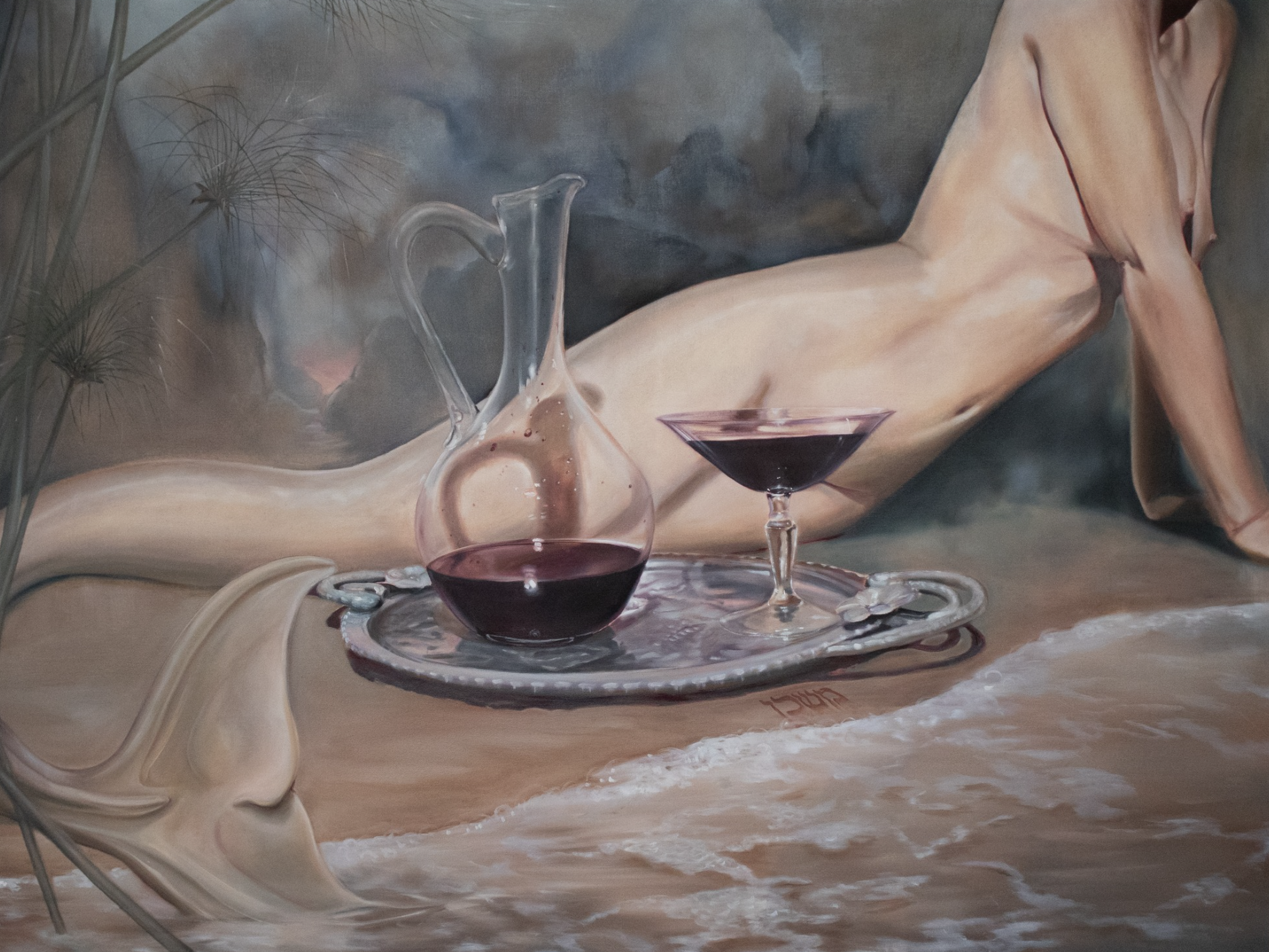 Mishkan, 2024.
Oil on canvas,
47 x 35 inches