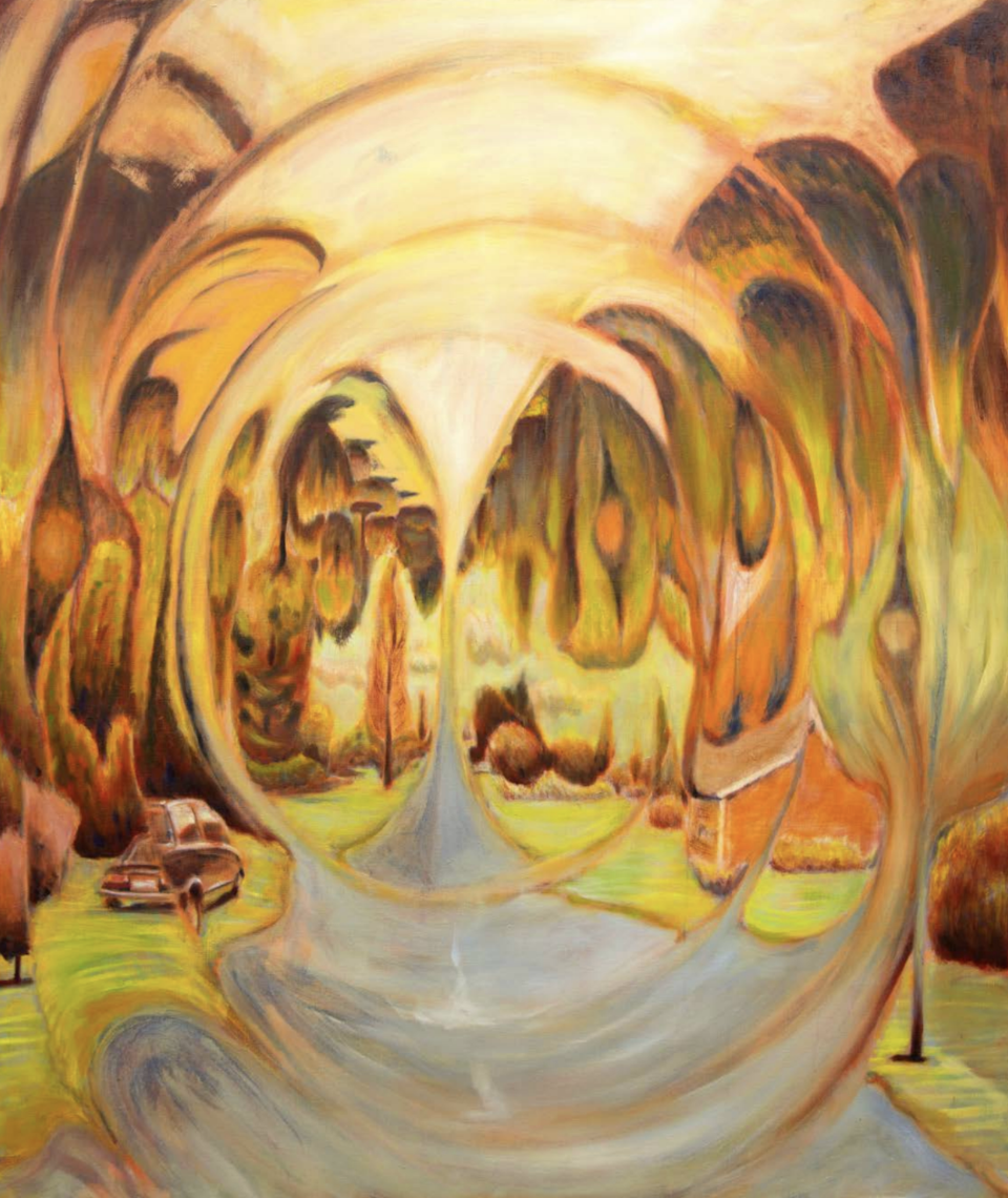 6th Street and Fairview Drive, 2024.
Oil on linen,
72 × 60 inches
