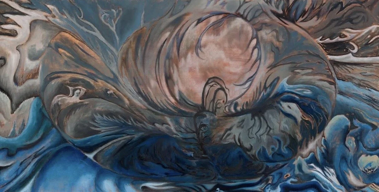 Late Winter, 2025. Oil on linen, 24 x 48 inches