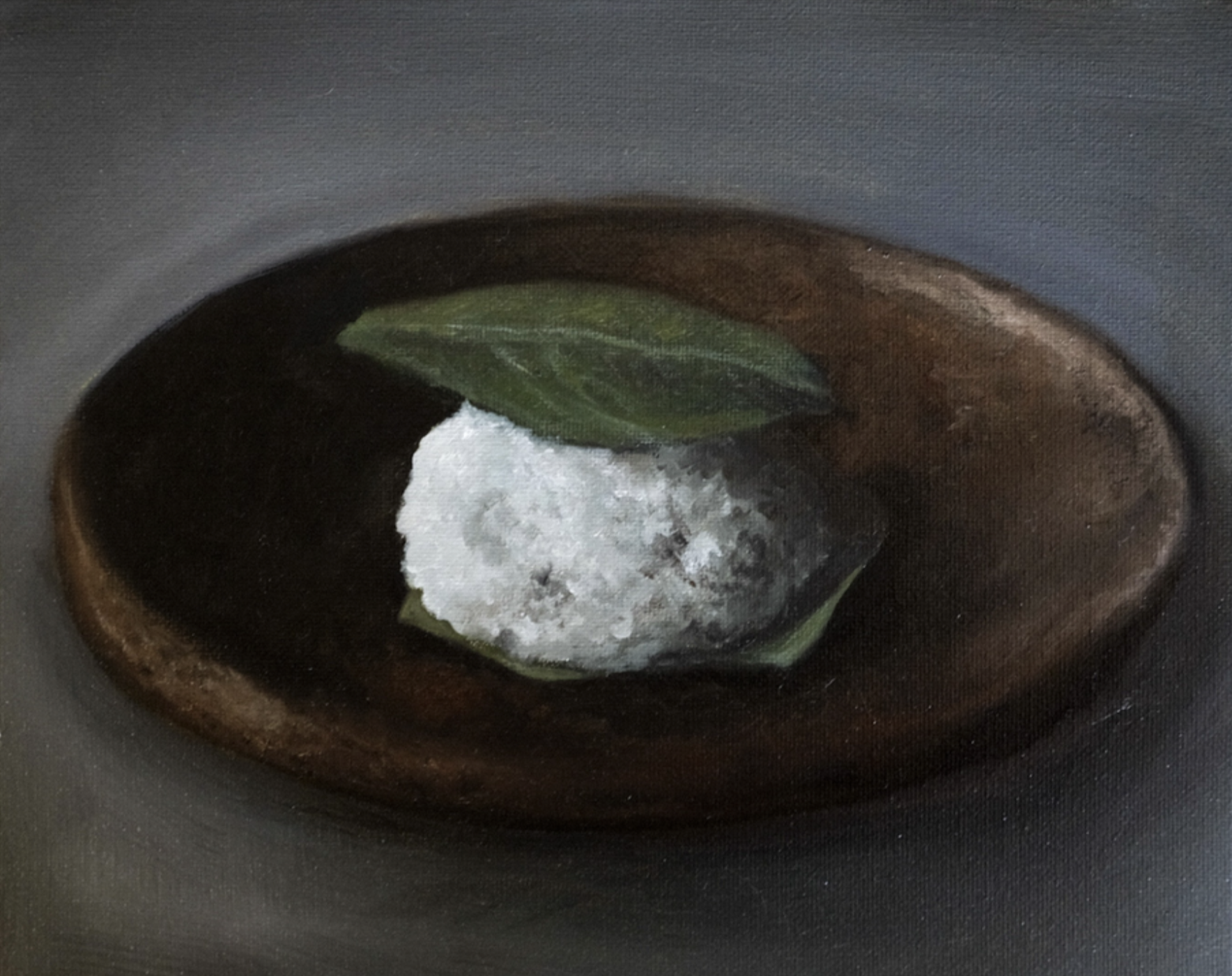 Otona no Aji, 2026. Oil on canvas, 10 × 8 inches