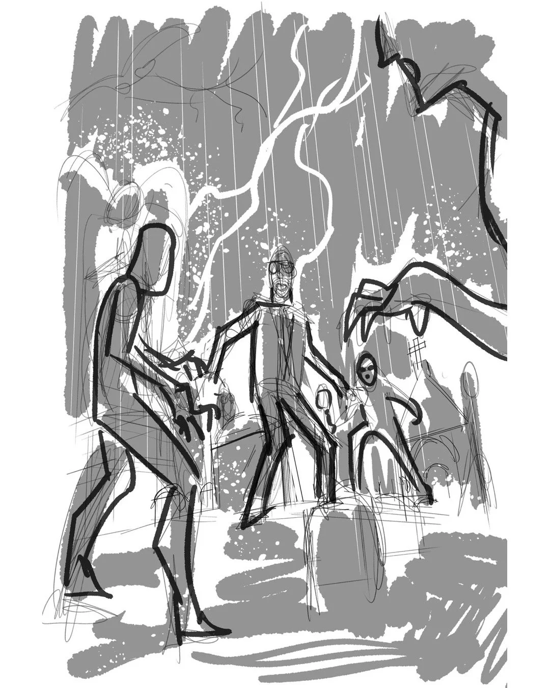 Evolution of cover three for issue #1. @_henrique_kennedy always impresses. 

#comicbook #indiecomic #comicbookart #indiecomicbook #comicbooks #kickstarter #horrorcomics #detectivecomics #kickstartercomics #comicart