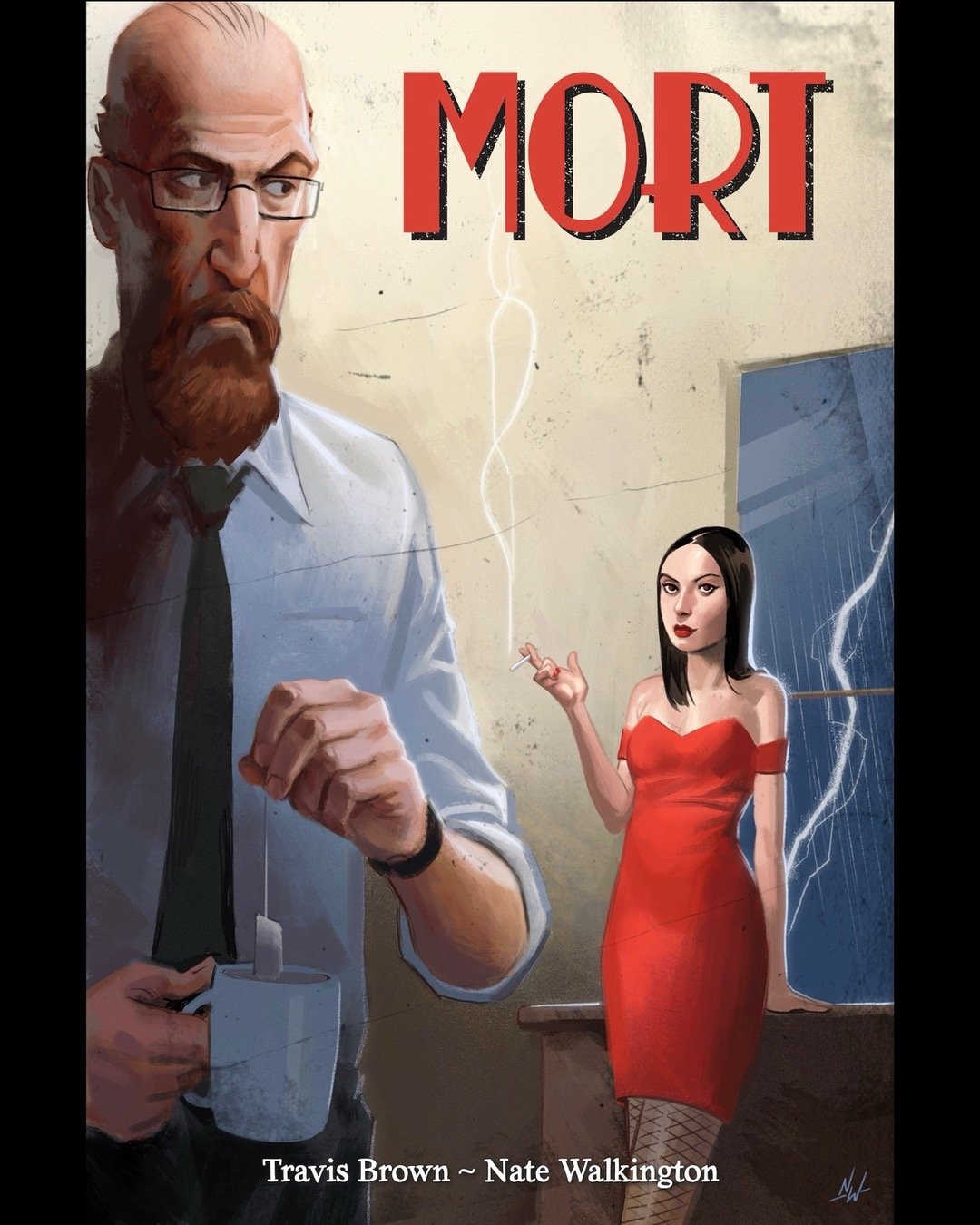 All three covers for MORT #1! Exceeded expectations by a mile! I can&rsquo;t wait to see what else they do. 

Cover 1 by @nathannyil 
Cover 2 &amp; 3 by @_henrique_kennedy 

#comicbook #indiecomic #comicbookart #indiecomicbook #comicbooks #kickstarte