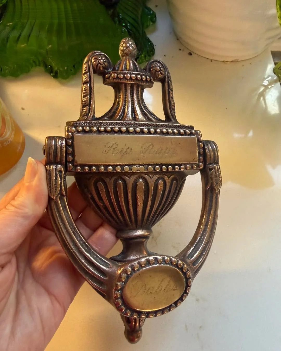 After days (and days!) of scraping and sanding the front and back double doors are ready to be stained! We can&rsquo;t wait. 

This is my favorite detail this week&hellip;.and that&rsquo;s saying a lot.  We had to climb (literally) to the back of  th