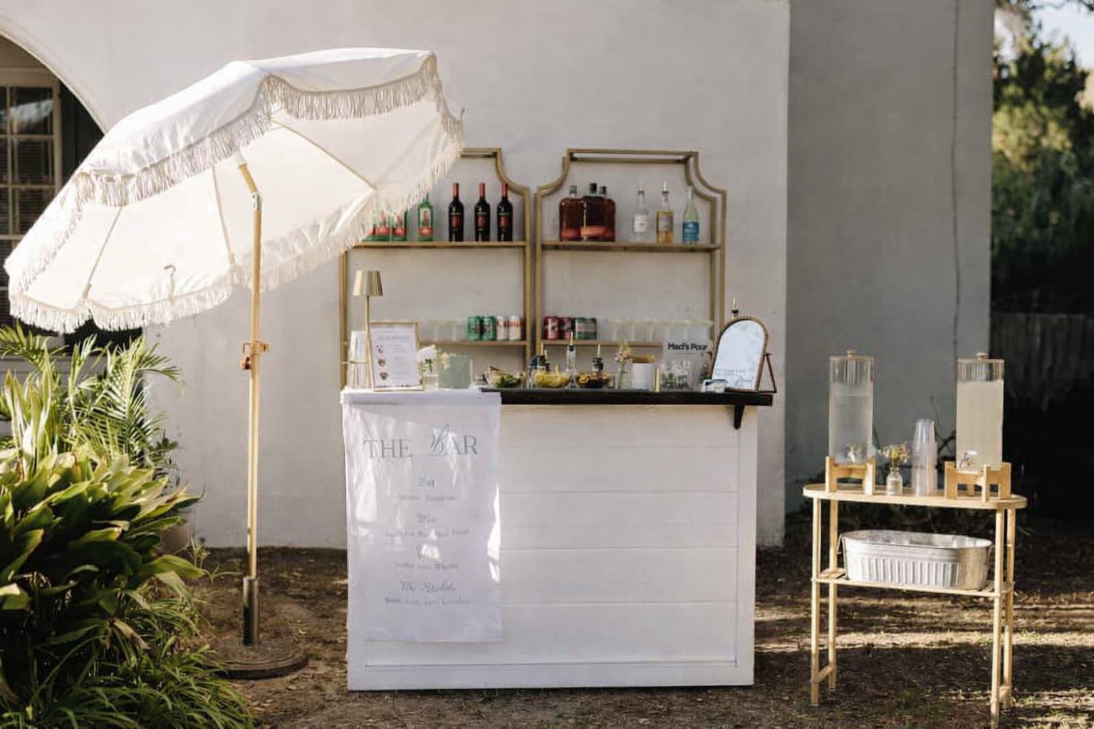 custom mobile bar setup for Jacksonville wedding