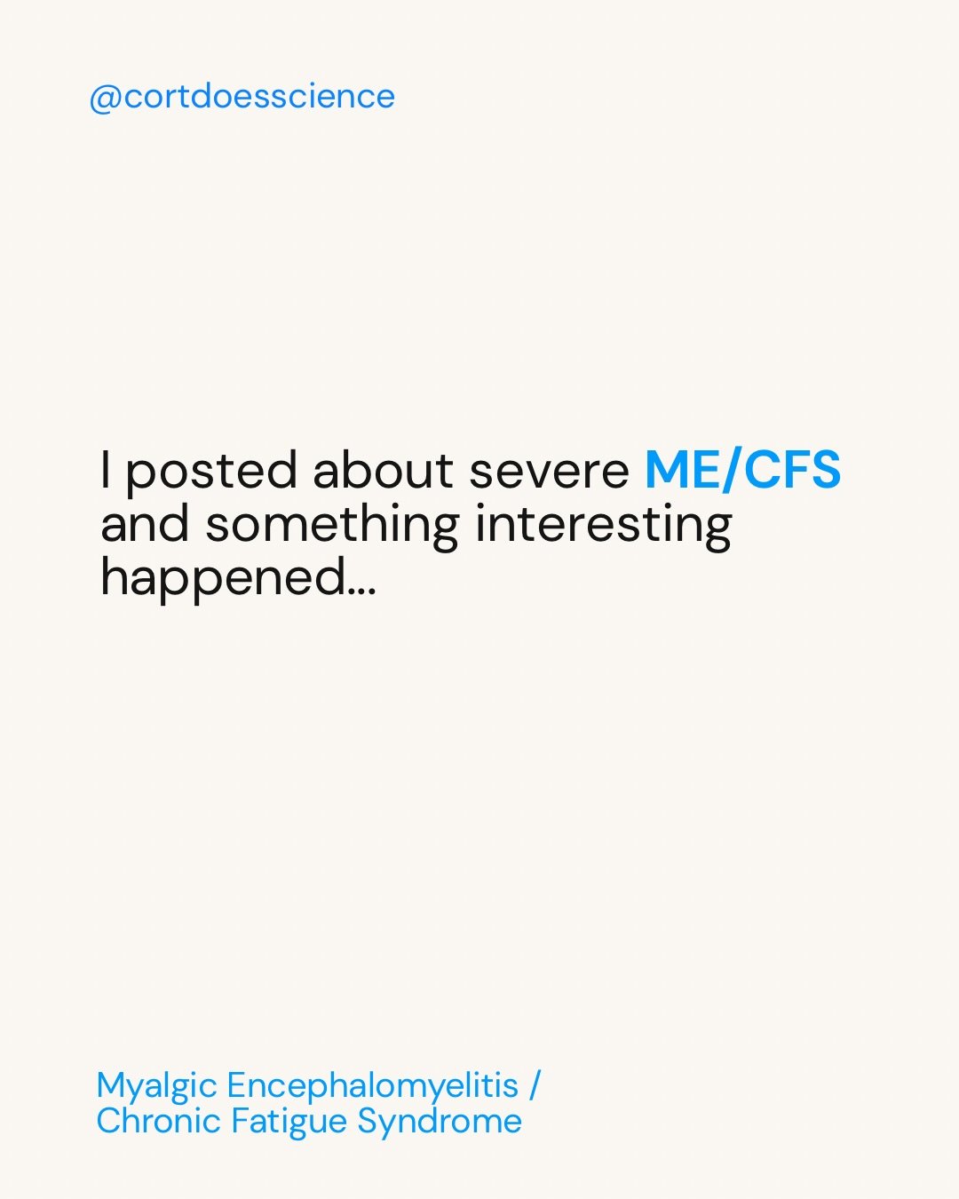 People with ME/CFS shouldn&rsquo;t have to thank people just for acknowledging their reality.