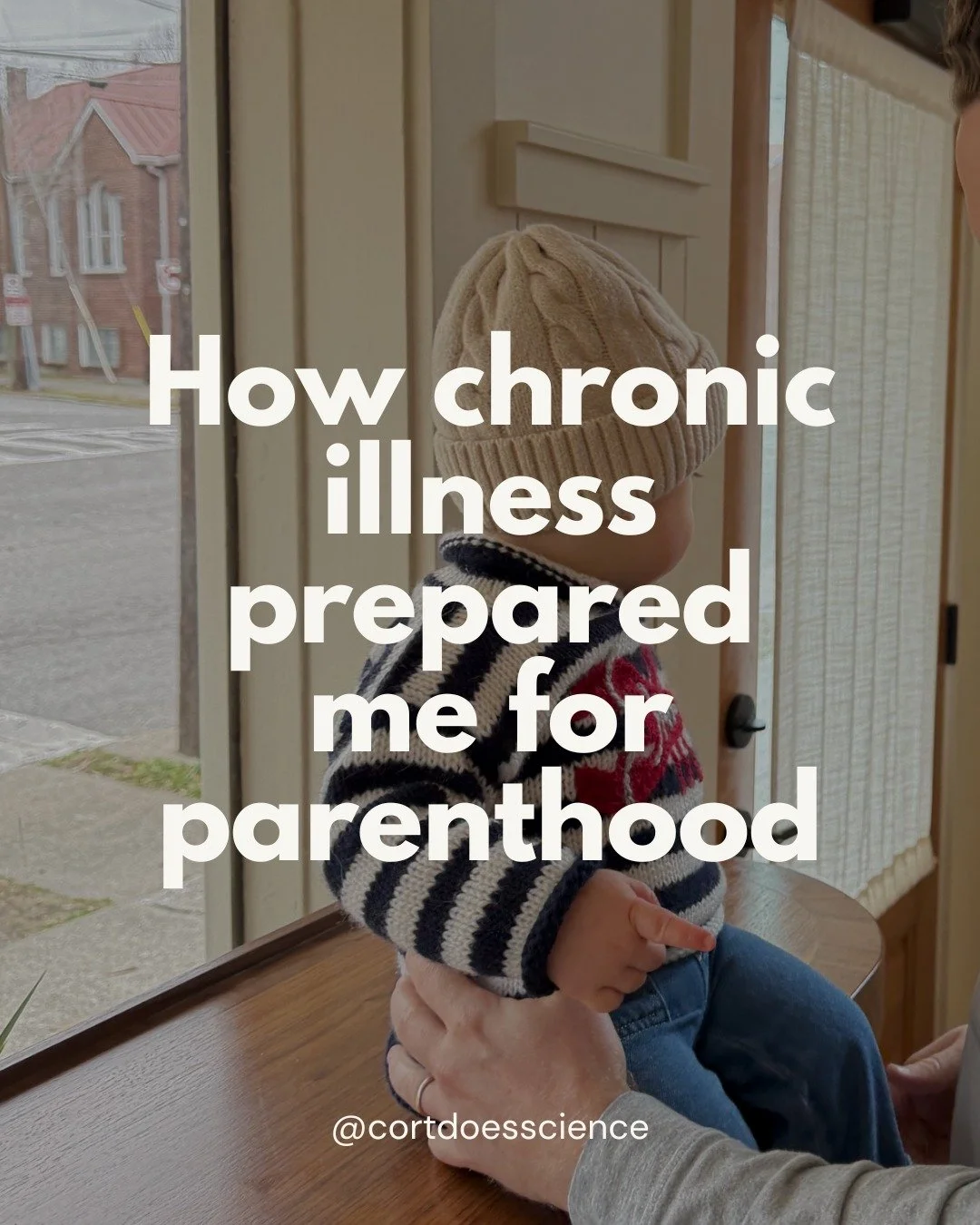 The patience. The empathy. The boundaries you have to set. The dynamic nature you learn to live with. And being ready for the unexpected as  much as you possibly can.

It turns out, all of it translates to parenthood. 

I'd LOVE to not be sick. But I