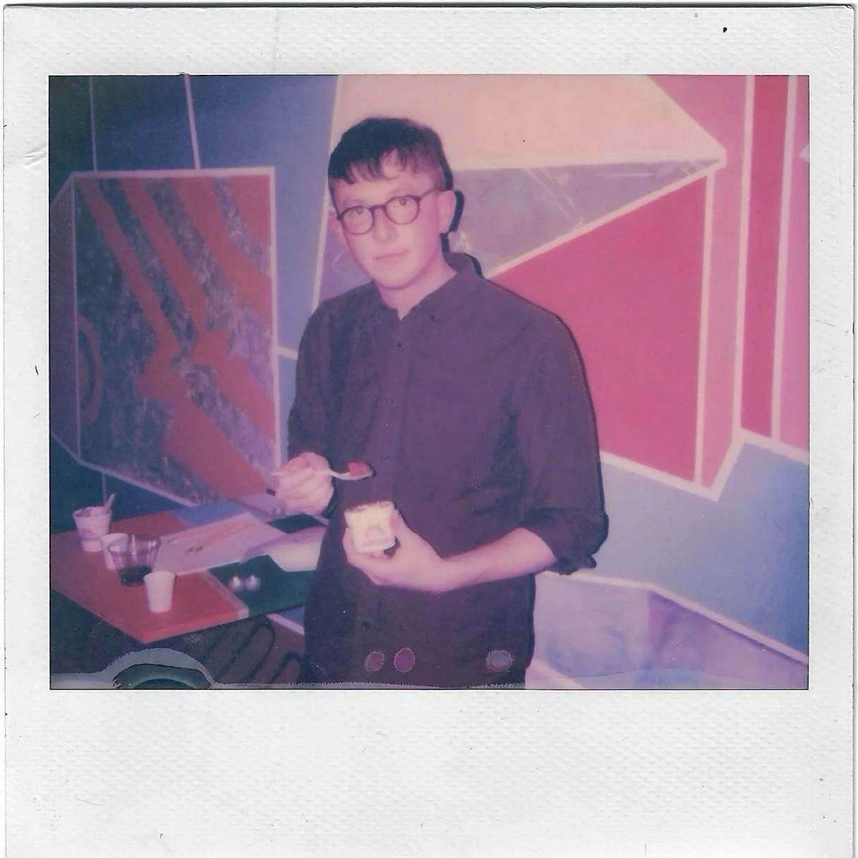 Stephen at ceramic studio event