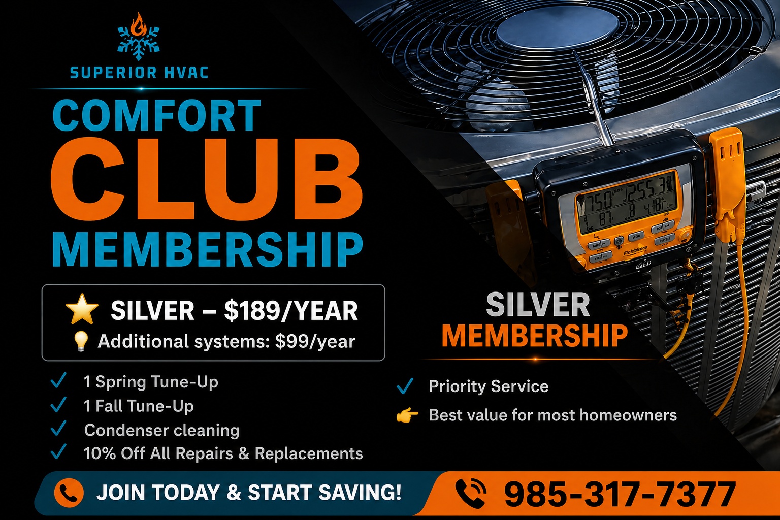 Affordable AC repair in Mandeville, LA
