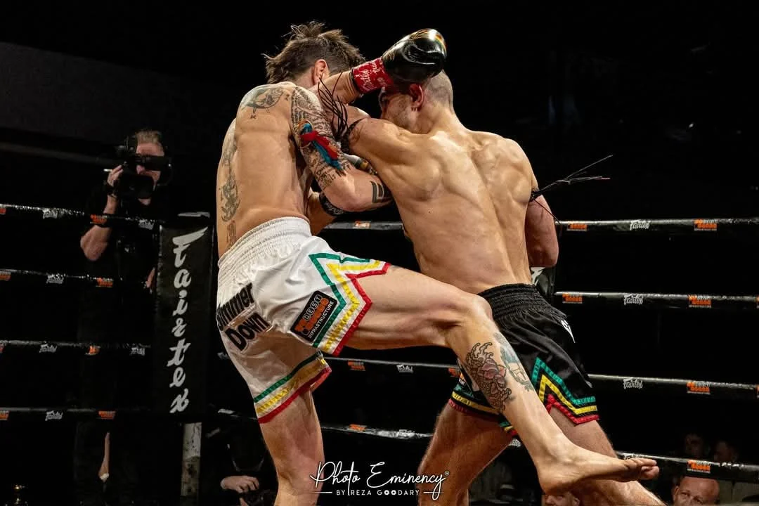 Thonsung Muay Thai Head Coach Tome Kokarevski's Elbow shot.