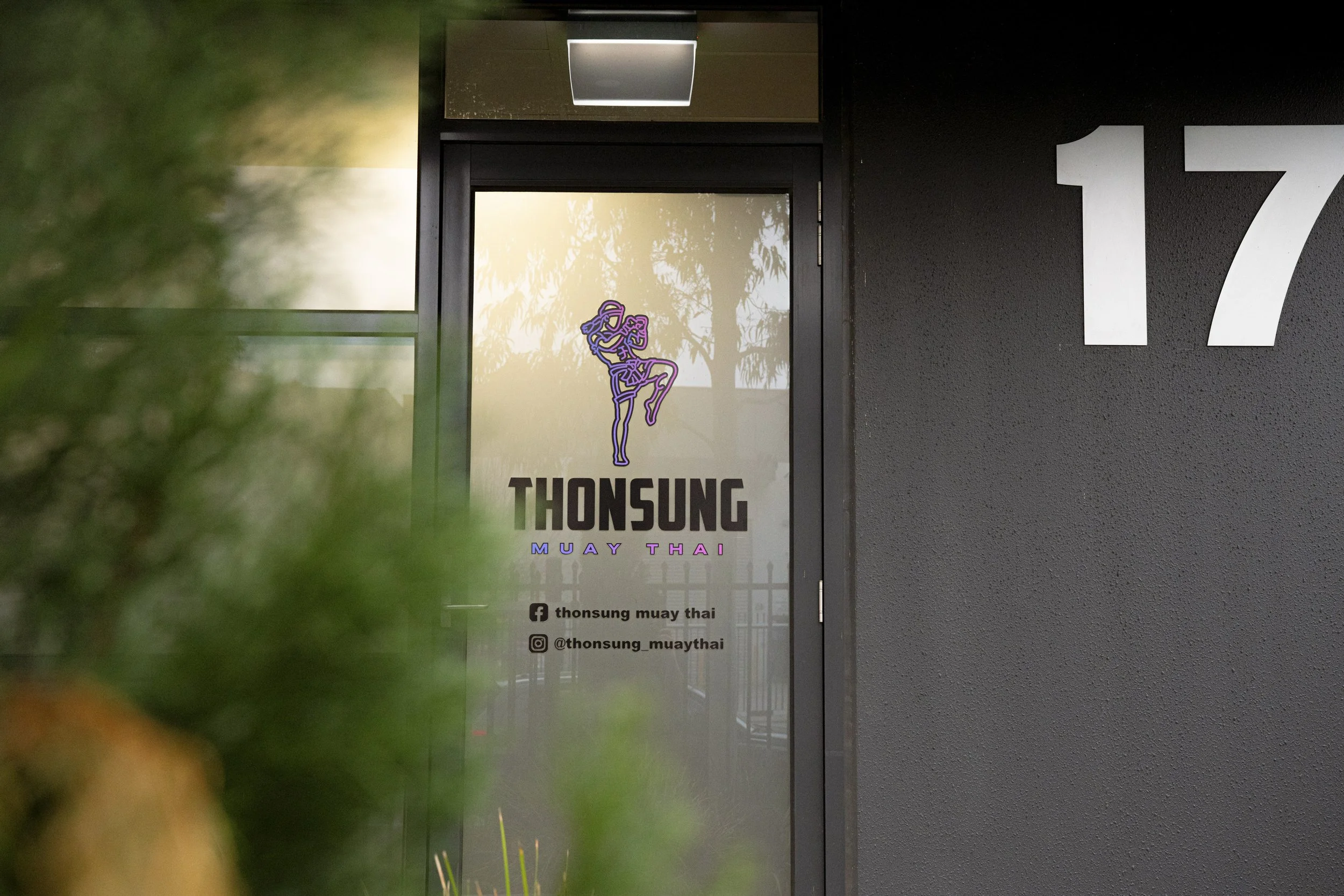 Exterior of Thonsung Muay Thai gym in Epping Victoria.