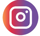 Instagram logo with a multicolored gradient background