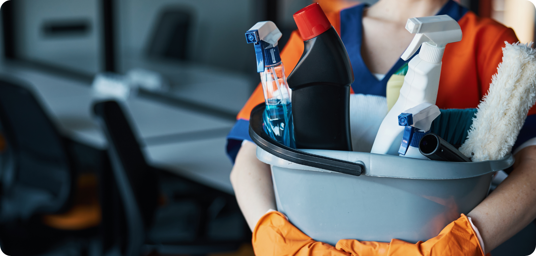 Professional cleaning supplies for commercial janitorial and facility services.