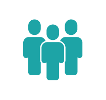 DCLP team and customer service icon.