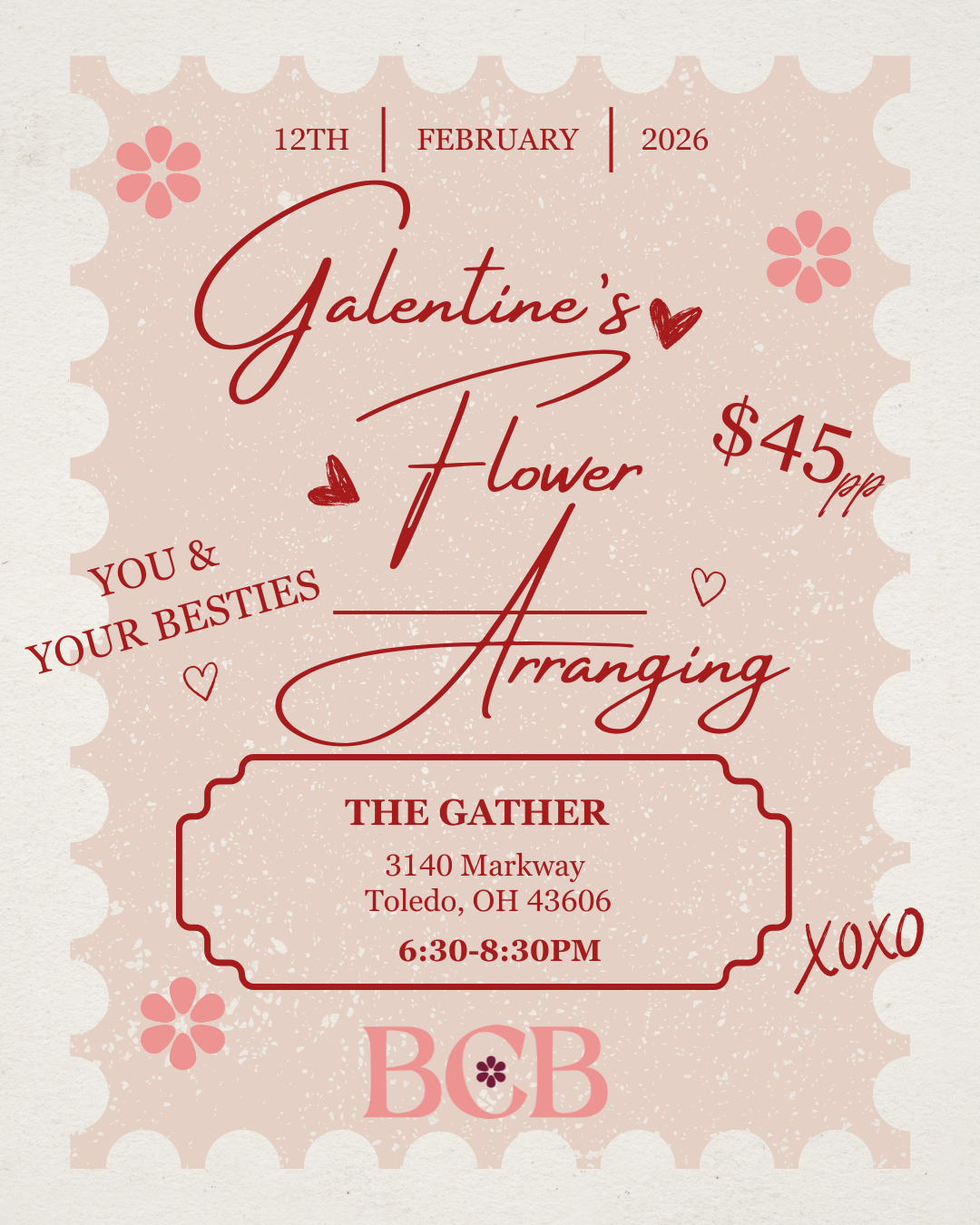 Galentine's Flower Arranging