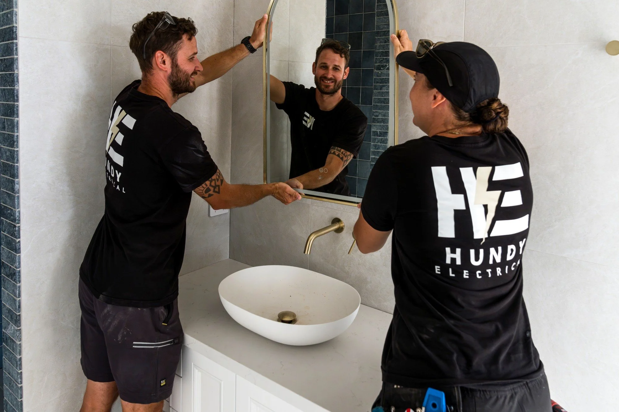 Hundy Electrical team — licensed Gold Coast electricians — family run electrical business SEQ