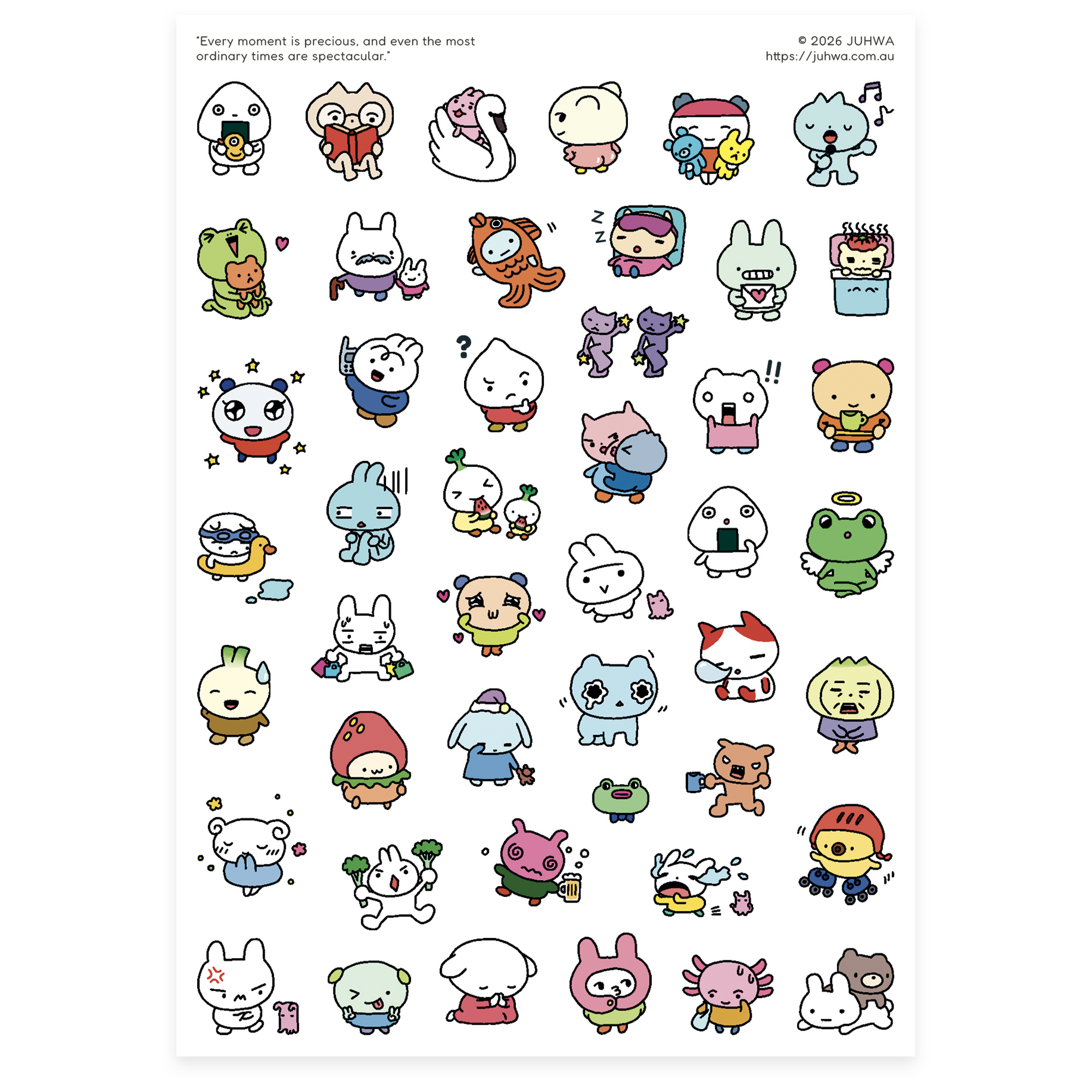 Ordinary Times Felt Sticker Sheet