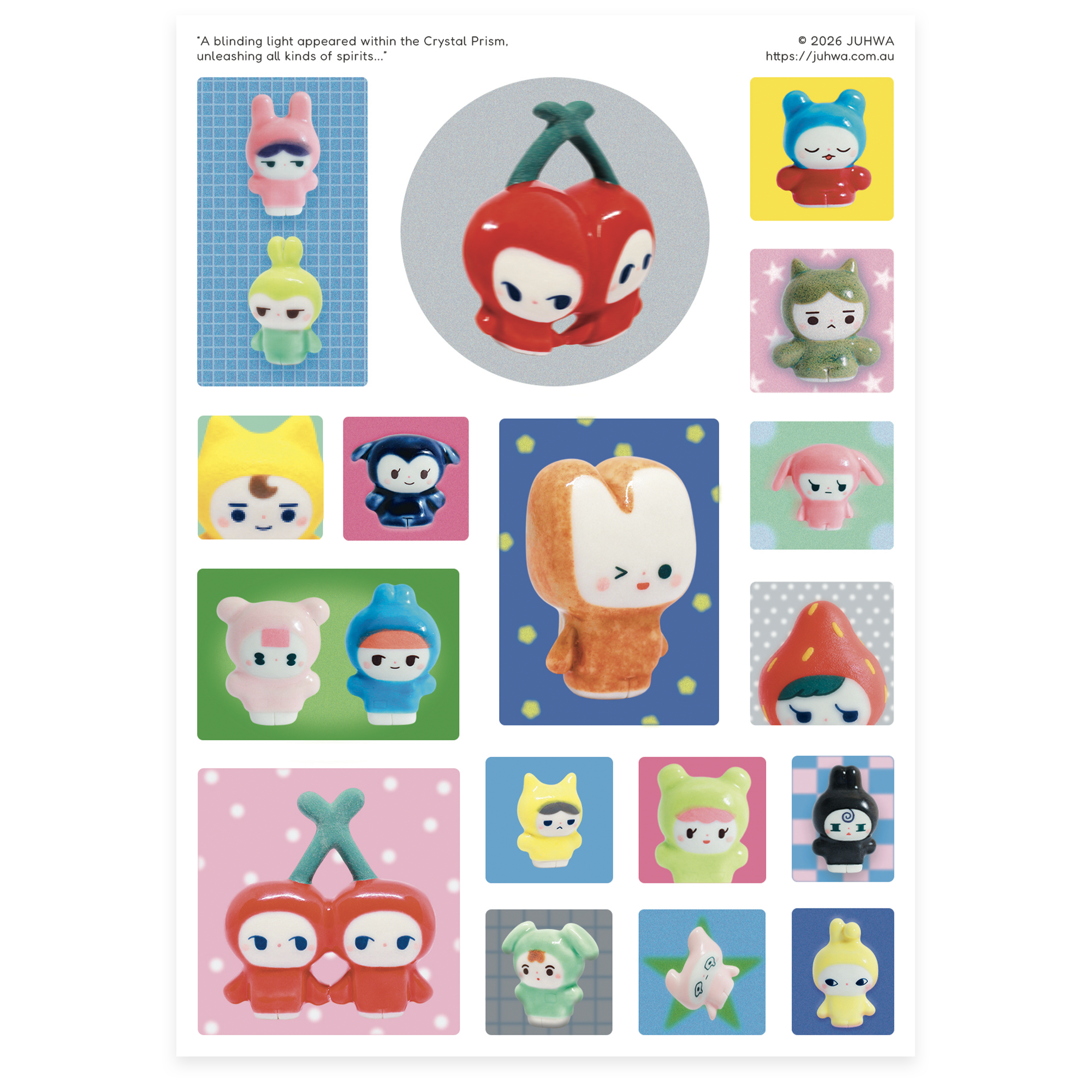 PRISM Bubble Sticker Sheet