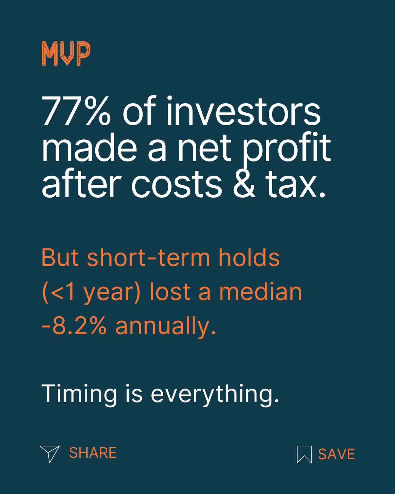 Most investors profit&hellip; if they hold long enough. Short-term flips are a minefield.
