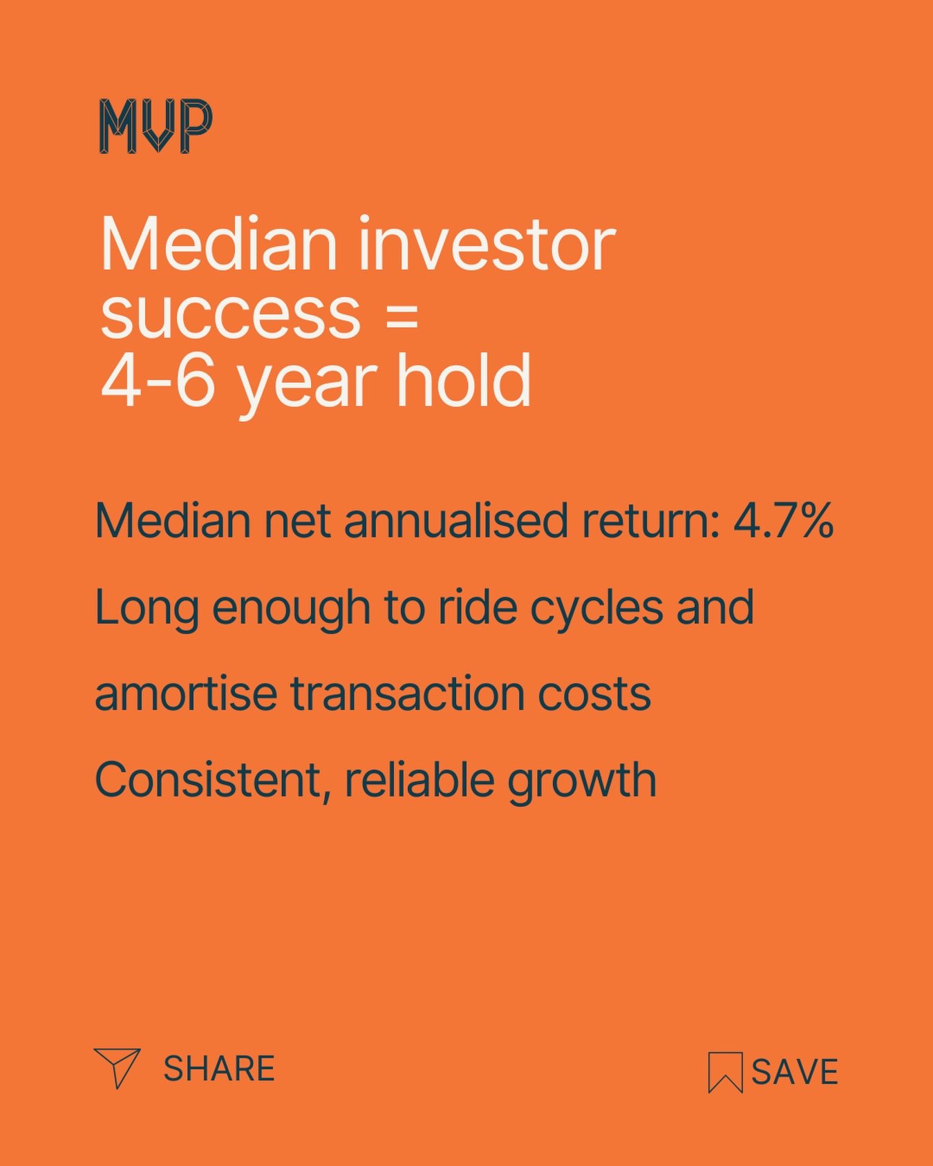 Patience pays. For most investors, 4&ndash;6 years is the sweet spot.