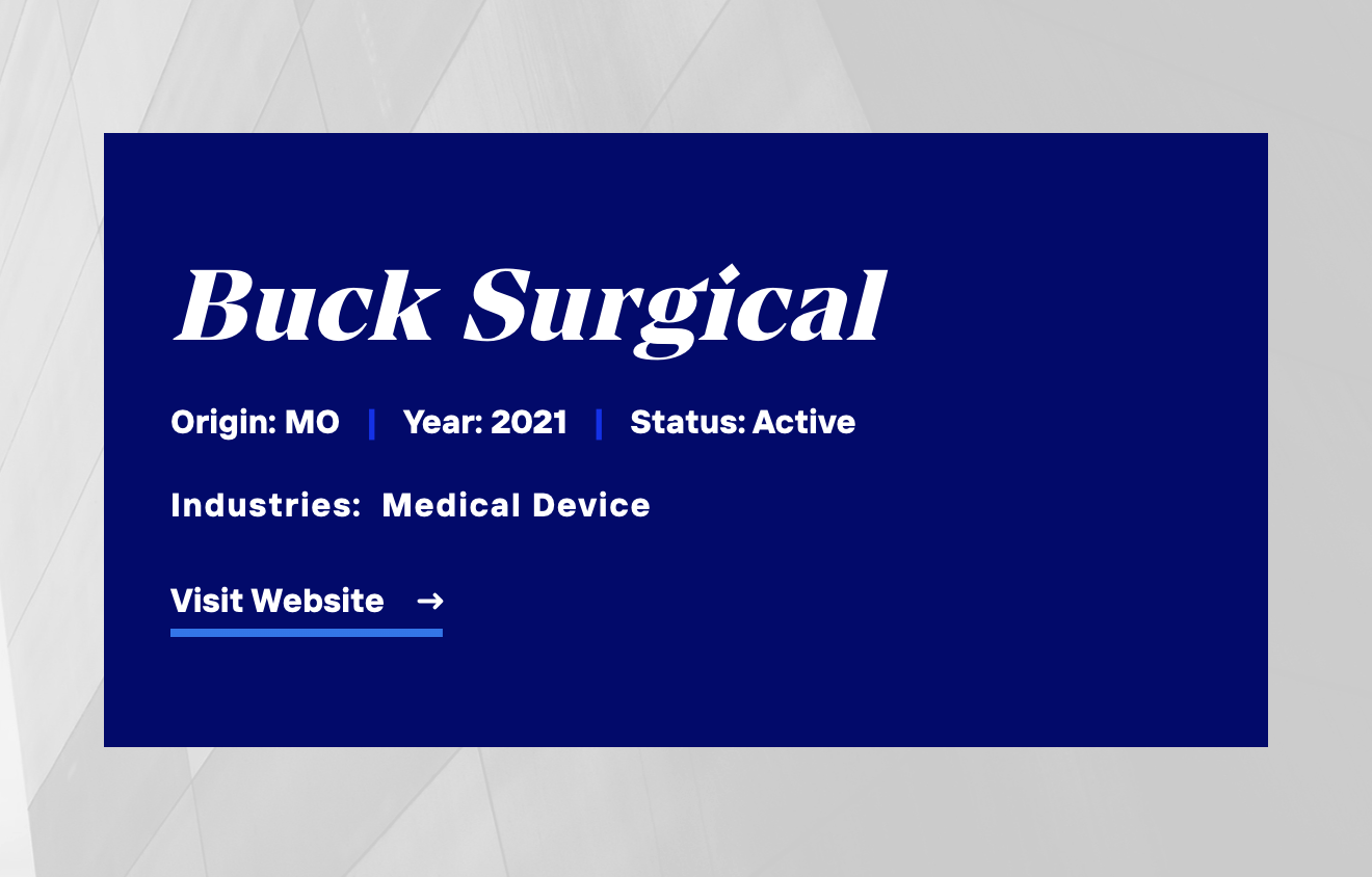 Buck Surgical Spotlight