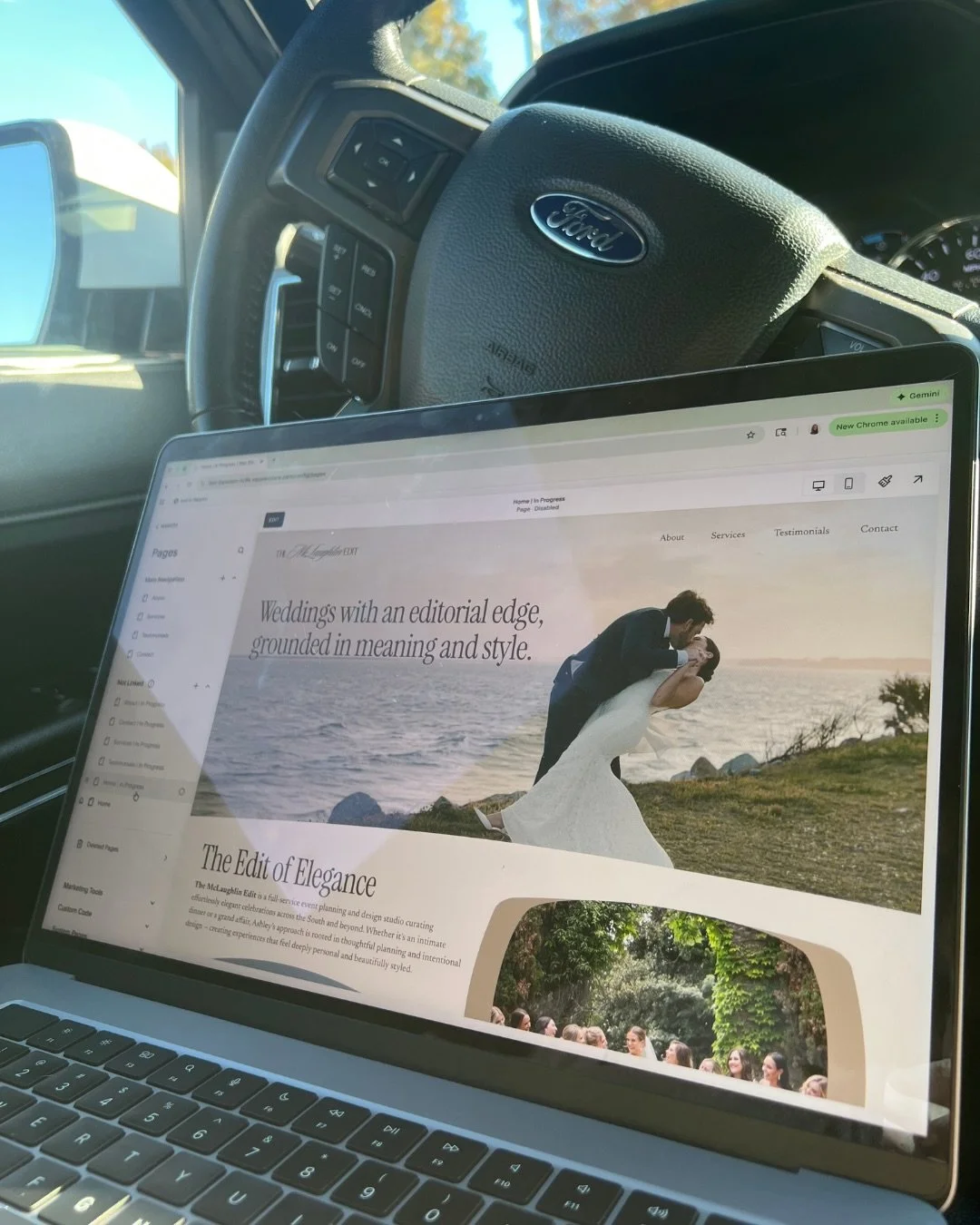 BTS | A little quiet posting here lately&hellip; but for good reason. 

I&rsquo;ve been deep in client work, helping small businesses show up intentionally for Black Friday &amp; Cyber Monday through thoughtful websites, systems, and automations. Pro