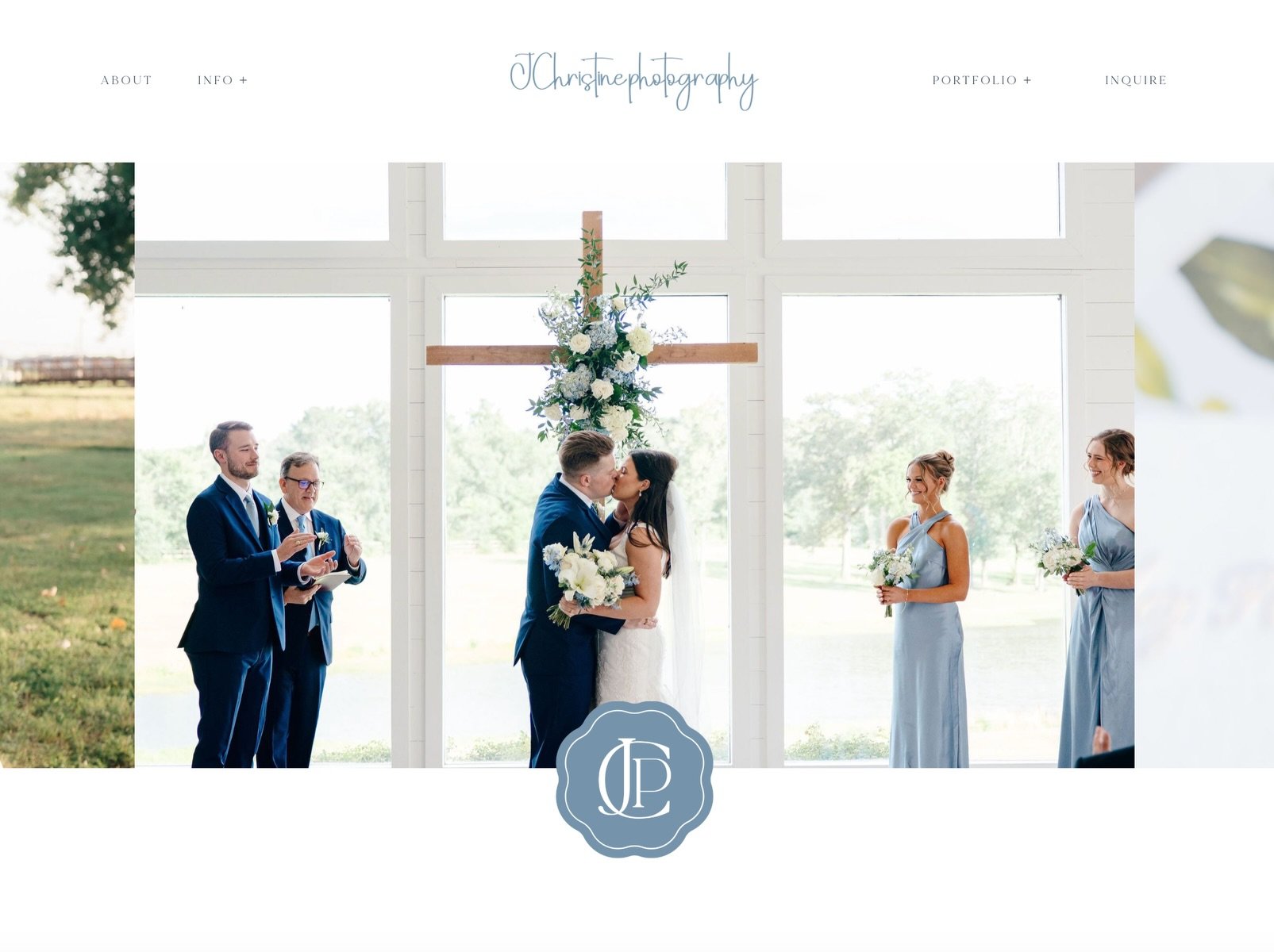 New website in the works for @jchristine_photography and we couldn&rsquo;t help but share a hint of how it&rsquo;s unfolding! Jessica&rsquo;s style of airy, timeless photo sessions and her gorgeous portfolio of pictures has made building her website 