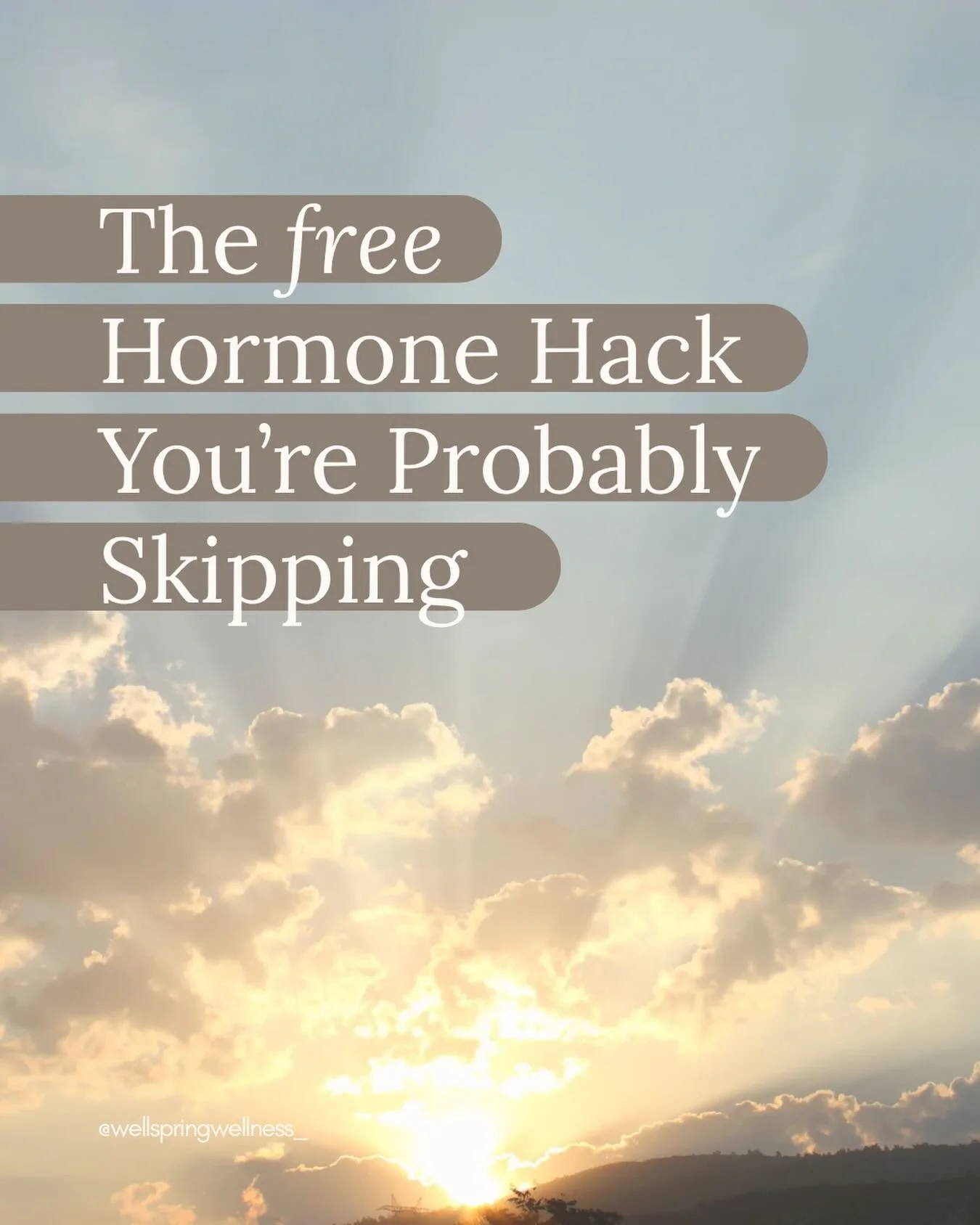 Did you know your skin and eyes can actually tell what time of day it is?
Your body runs on an internal clock &mdash; your circadian rhythm &mdash; largely set by light and darkness. When you get light at the right time, your hormones, mood, and slee
