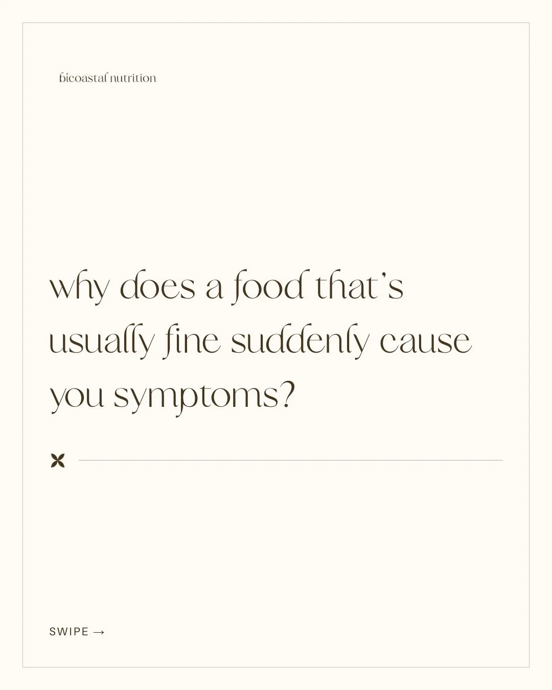 have you ever eaten something and been totally fine one week and then get wrecked by it the next week? so what&rsquo;s actually shifting when a &ldquo;safe&rdquo; food stops being safe? 

it&rsquo;s not because of some mysterious difference in the fo