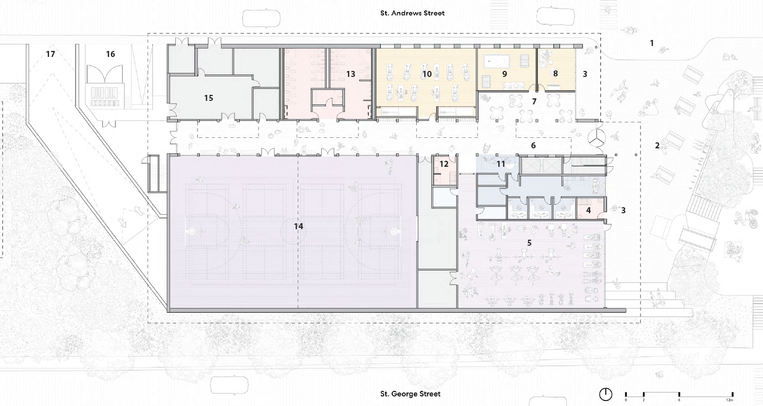 Proposed Kyle Centre Ground Floor Plan