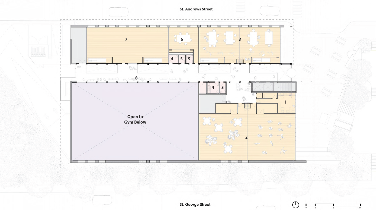 Proposed Kyle Centre Second Floor Plan
