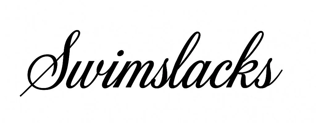The word "Swimslocks" written in black cursive script on a white background.