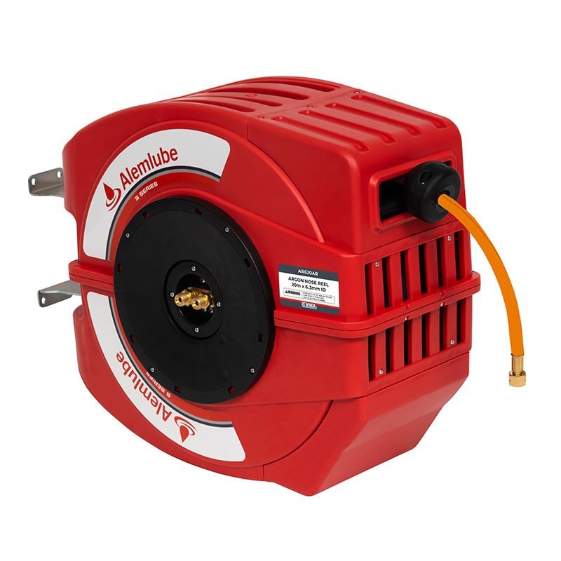 ALEMLUBE REWINDA PROPANE HOSE REEL 20M X 6.3MM ID