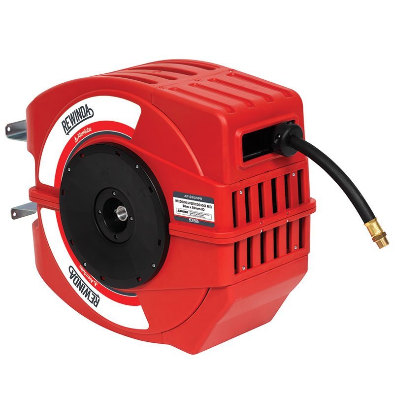 ALEMLUBE REWINDA CHEMICAL & PESTICIDE HOSE REEL 20M X 10MM ID